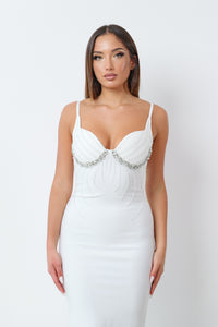 Mermaid White Dress