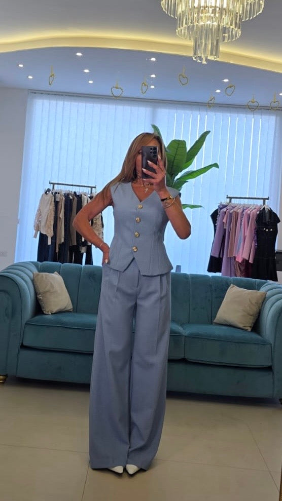 Tailleur Golden Vest- Set 2 Pezzi