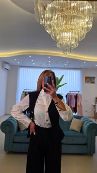 Tailleur Golden Vest- Set 2 Pezzi