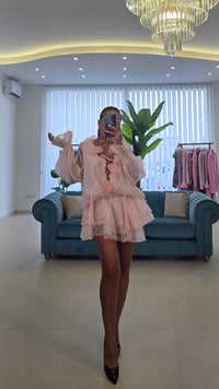 Pink Roses Dress