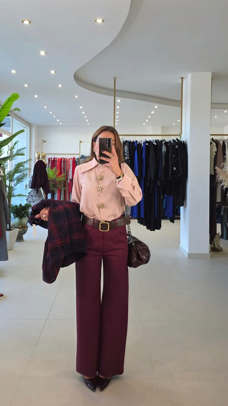 Burgundy Pants