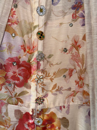 Abito midi con bottoni luna